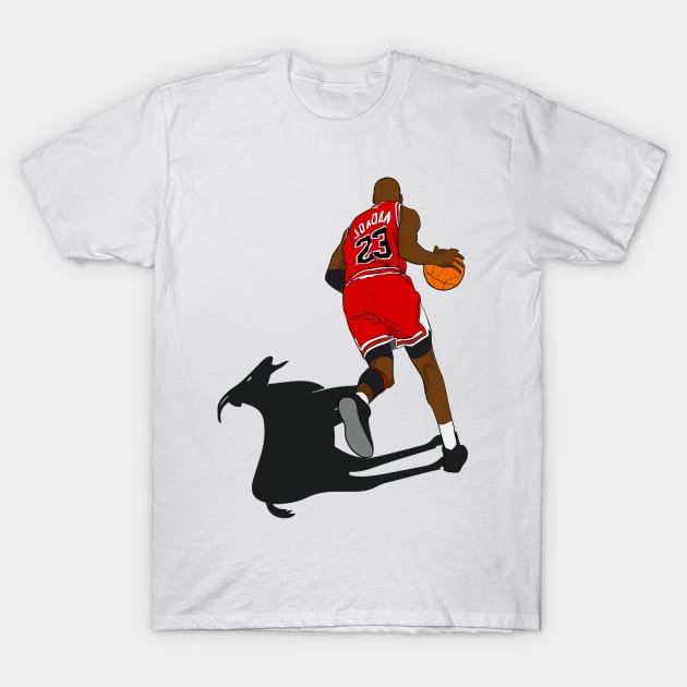 Vintage Michael Jordan GOAT Retro T-Shirt by AllanahCrispen